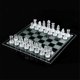 thumbnail image 1 of Elegant 10" Glass Chess Set - Premium Quality Board Game for All Ages for Chess Enthusiasts and Home Decor, 1 of 5