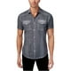 thumbnail image 1 of INC - Camisa vintage con botones para hombre, gris, XXL I-N-C Botones al frente, 1 of 2