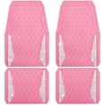 thumbnail image 1 of Juego completo de alfombrillas CAR PASS Diamond Rubber, color rosa universal, 1 of 9