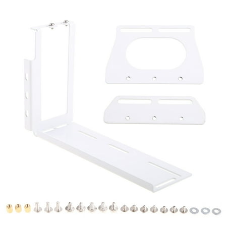 

QUSENLON DIY Metal Graphics Cards Vertical Bracket Riser PCI for Express Stent Stand Holder for PC for Case