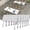 White 55.1inch, variant on Folding Conference Table with Wheels 2 Pack 63 Inch Flip Top Mobile Training Tables Heavy Duty Spliceable Modular Meeting Room Desk for Office