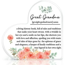 Grandma Gifts from Grandchildren, Grandma Gift Ideas, Birthday Christmas Mothers Day Gift for Grandma NaNa, Best Grandma Definition Decorative Signs & Plaques
