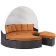 thumbnail image 2 of Ergode Convene Canopy Outdoor Patio Daybed - Espresso Orange, 2 of 5
