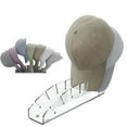 thumbnail image 1 of TFixol Transparent Acrylic Hat Organizer - Multi-Functional Display Rack for Baseball Caps, Sunglasses & Accessories, Space-Saving & Stylish Home Decor, 1pc, 1 of 7