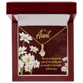 thumbnail image 5 of To My Granddaughter To My Aunt Important Aunt Alluring Ribbon Necklace Message Card, 5 of 20