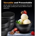 thumbnail image 2 of Bruntmor 8 Oz Ceramic Dessert Bowl Set of 6 in Matte Black, 8 Ounces Ceramic Chip and Dip Bowls, Small Ceramic Dish Set for Snacks, Nuts, Chip and Dip at Party and Thanksgiving (Classic), 2 of 7
