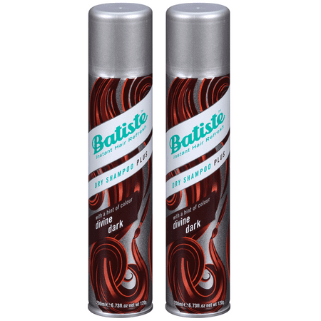 (2 pack) Batiste Dry Shampoo, Divine Dark, 6.73 fl. (Best Smelling Dry Shampoo For Dark Hair)