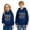 1Navy165, variant on XAOFW Children's Hoodies Sweatshirts 100 Days Of School Print Fashionable Hoodie Casual Loose Fit Pullover Long Sleeve Hooded Sweatshirt Soft Breathable Holiday Vacation Top