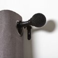 thumbnail image 3 of hometrends Rope Ball 5/8" Black Drapery Rod Set, 3 of 3