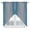 Blue Grey, variant on Teal Grey Ombre Kitchen Window Curtains, Swag Curtains Valance for Bedroom Living Room Bathroom, Gradient Contemporary Abstract Art Rod Pocket Window Treatment Curtain Block Drapes 2 Panels 28"x36"