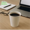 thumbnail image 4 of 100 PACK 4 oz White Paper Hot Cups - Espresso, Sampling Cup, Bathroom Cups, Single Cups, Disposable Cups, Coffee Cup by EcoQuality, 4 of 7