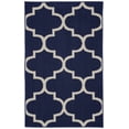 thumbnail image 1 of Garland Rug Large Quatrefoil Area Rug, 30 x 46, Indigo/Ivory, 1 of 1