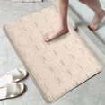 thumbnail image 5 of LACKUST Non-Slip Solid Color Velvet Bath Mat, Thick Bathroom Floor Mat, 16"x24" (40x60cm), 5 of 6