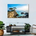 thumbnail image 6 of Elephant Stock Bright Pebble Beach Wall Art - Horizontal Canvas Wall Art - Living Room Wall Decor - Beach Canvas - Blue And Brown Decor - 45" x 30", 6 of 6