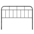 thumbnail image 3 of Pemberly Row Tête de Lit Moderne Style Ferme à Double Barreaux en Métal, Gris, 3 of 6