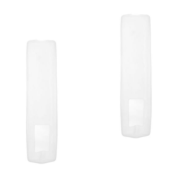Generic TV Remote Case 2pcs Silicone Air Conditioner Remote Cover Protector Holder Skin Desktop Remote Control Box