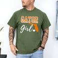 thumbnail image 2 of Gator Girl Florida Heart Map Shape Souvenir T-Shirt, Fullsizes S-5XL Multicolors T-Shirt, 2 of 5
