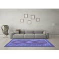 thumbnail image 3 of Ahgly Company Indoor Rectangle Oriental Blue Traditional Area Rugs, 8' x 10', 3 of 4