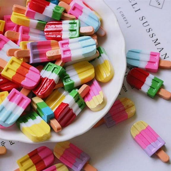 5Pcs 1:12 1:6 Dollhouse Miniature Popsicle Dolls Kitchen Food Accessories