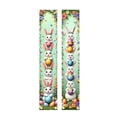 thumbnail image 1 of Easter Door Banner Couplet Hanging Holiday Decor Polyester Fabric 12.00X70.80 Inches Front Entry Decoration, 1 of 6