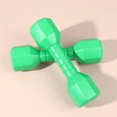 thumbnail image 2 of Shisuyan 4pcs Children Octagonal Dumbell Outdoor Plastic Fitness Equipment Kids Performance Dancing Tool Exercise Toy (Green), 2 of 9