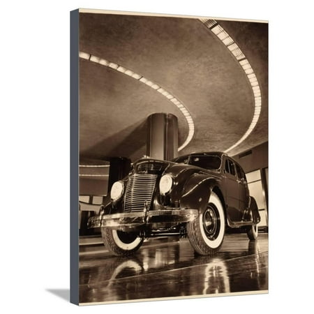 4 Door Sedan Carpet - Chrysler Airflow Four Door Sedan, Pub. 1937 Stretched Canvas Print Wall Art