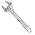thumbnail image 2 of Proferred T05054 Standard Adjustable Wrench, Chrome Finish, 10", 2 of 4