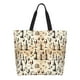 thumbnail image 1 of Fotbe Wine 1 Bolsa Tote Estética de Lona con Estampado para Mujer - Bolsa Reutilizable de Hombro Casual para Vacaciones, Compras, Trabajo y Gimnasio, 1 of 8