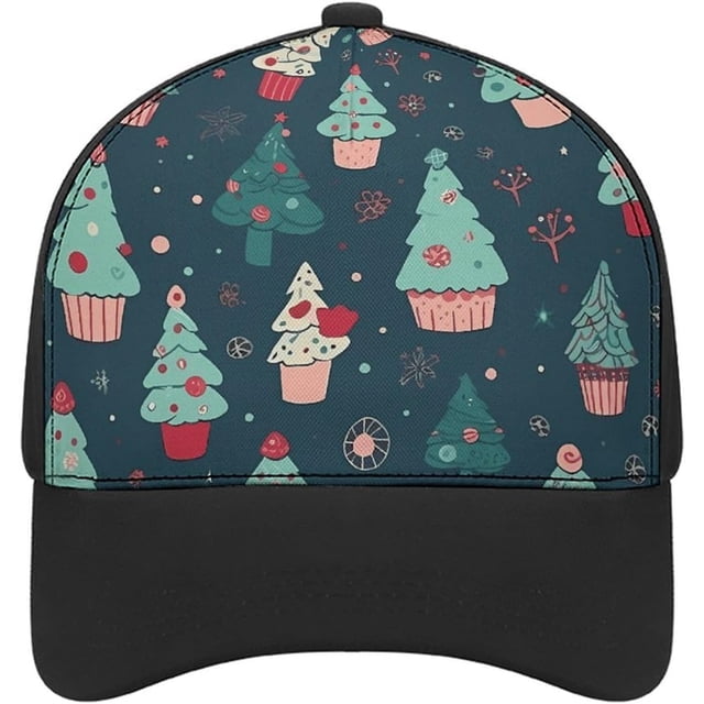 Cupcakes Baseball Cap Classic Golf Cap Soft Dad Hat Multicolor Adjustable Low Profile Hat Unisex