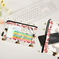 thumbnail image 4 of 2 Pack Pencil Pouch for 3 Ring Binder Smooth Zipper Folders with Pockets Clear Window Pencil Case Dachshund and Cherry, 4 of 6