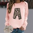 thumbnail image 1 of 2023 Chandail en Molleton de Mode pour Femmes 50 % de Rabais Liquidation Mode Décontractée Manches Longues Col Rond Imprimé Chandail en Molleton Dames Hauts Blouse, 1 of 3