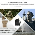 thumbnail image 4 of Funda protectora para jardín, para fuente, escultura, de tela plateada 210d, para invierno, 4 of 6