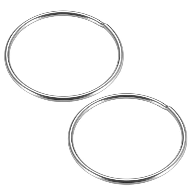 Anillo O soldado, anillos redondos de 59 x 3 mm de acero inoxidable 2 piezas