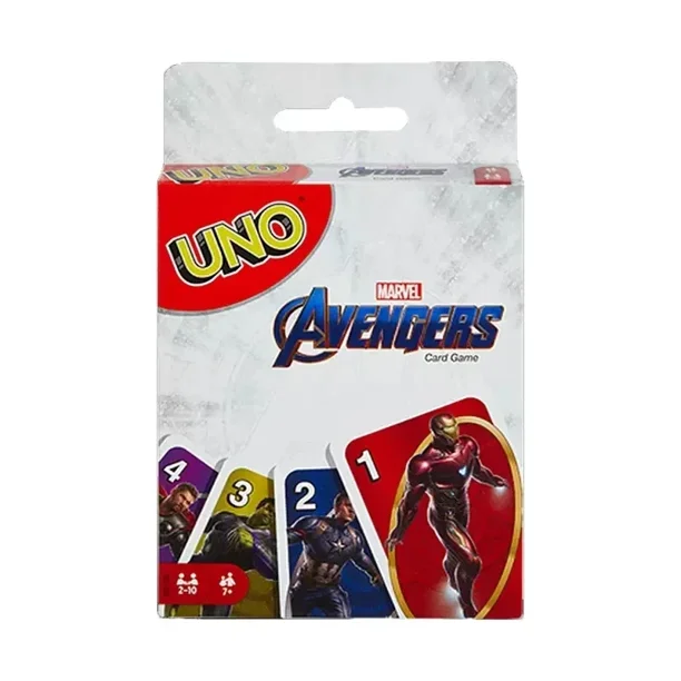 Juego de mesa divertido y divertido con la familia de emojis UNO, cartas de juego divertidas, caja de regalo, juego de cartas Uno