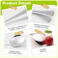 thumbnail image 4 of serony Hotel Stainless Steel Dish Distribution Spoon, Restaurant Large Spoon, Thickened Cafeteria Common Spoon, Dish Distribution Spoon, Service Spoon, Large Spoon, 4 of 9