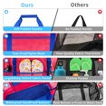 thumbnail image 4 of Kabaqoo Mesh Beach Bag, Mesh Tote Bag with 8 Small Pockets for Women Picnic Travel Pool, 4 of 7