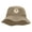 Khaki, variant on Retro Alien Embroidered Bucket Hat - Black OSFM