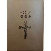 King James Version Sword Bible: KJV Holy Bible, Cross Design, Large Print, Coffee Ultrasoft : (Red Letter, Brown, 1611 Version) (Hardcover)