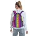 thumbnail image 7 of Honeii Animal Paw Rainbow Print Lightweight Backpacks,Carry on Backpack,Durable Backpack for School, Work & Travel, 7 of 7
