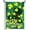 StPatrick, variant on St Patrick''s Day Garden Flag,Shamrock/Hat St Patricks Flag 12.5 x 18 Inch Double-Sided Display 2 Layer Linen for Garden and Home Decorations