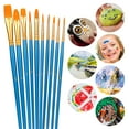 thumbnail image 6 of Art Paint Brush Set, 10 Different Sizes for Artists, Adults & Kids, 6 of 9