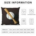 thumbnail image 5 of Autua Baseball Pillowcase Baseball Game Mat Cover Softball Game Decorative Pillowcase Baseball Stadium Sports Theme Outdoor Pillowcase 24x24in, 5 of 5