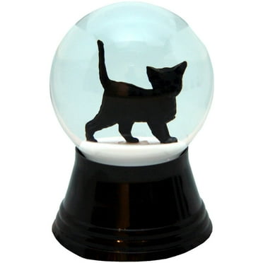 PERZY Snowglobe - Small Black Cat