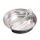 thumbnail image 2 of Bandeja vaporera de alimentos dividida Cesta vaporera de acero inoxidable apilable con doble Pequeño, 2 of 9