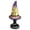 Purple, variant on HAHUT 11.81" Handcrafted Stained Glass Witch Hat Lamp, USB Rechargeable LED Glowing Lantern for Bedroom Bookshelf Desk Decor Gift (Yellow)