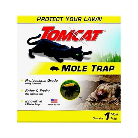 Tomcat Mole Trap  Innovative and Effective Mole Remover Trap Kills Without Drawing Blood  1 Trap