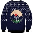 thumbnail image 3 of Lotusprinthandmade Bigfoot Christmas Vibe Camping Sweater (Midweight) S-5XL Multicolor (XL), 3 of 5