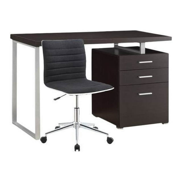 2 Piece Office Set with Desk and Office Chair