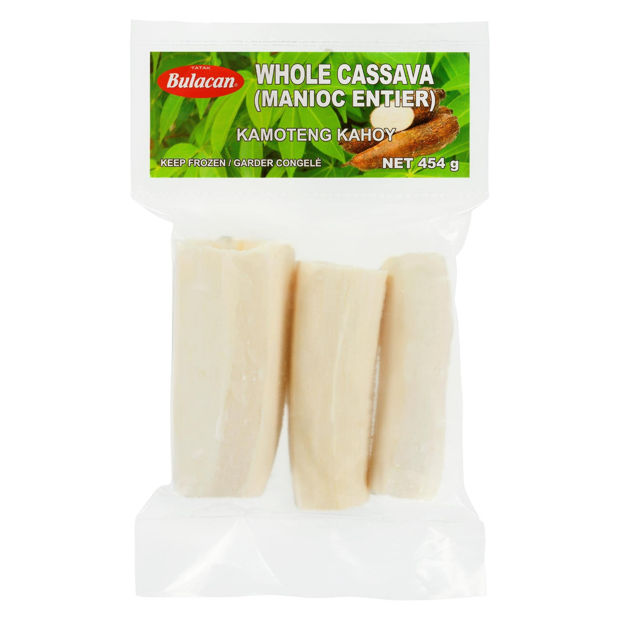 Manioc entier pelé de Bulacan 454 g par sachet