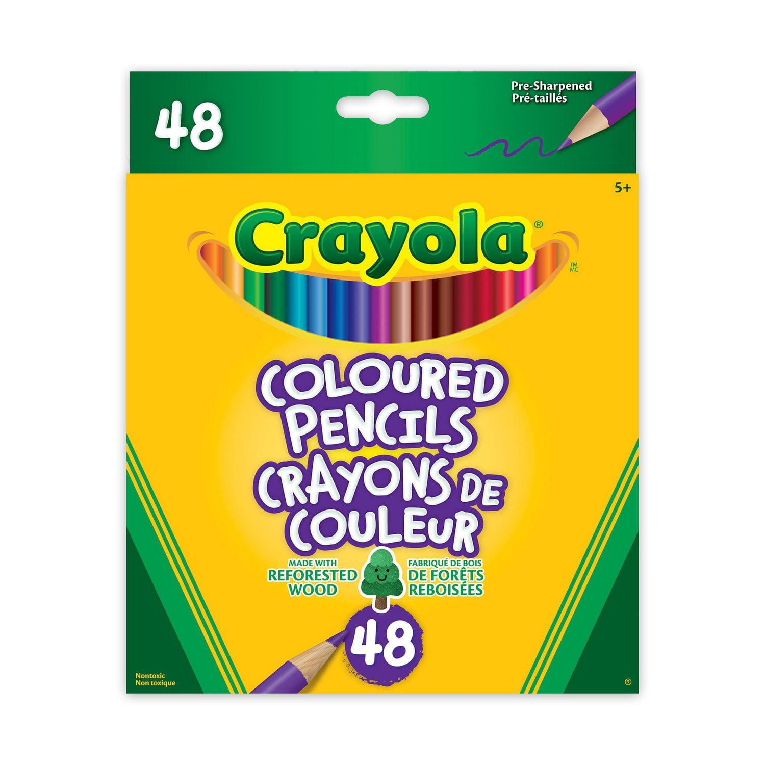 Crayola Coloured Pencils, 48 Count, 48 coloured pencils